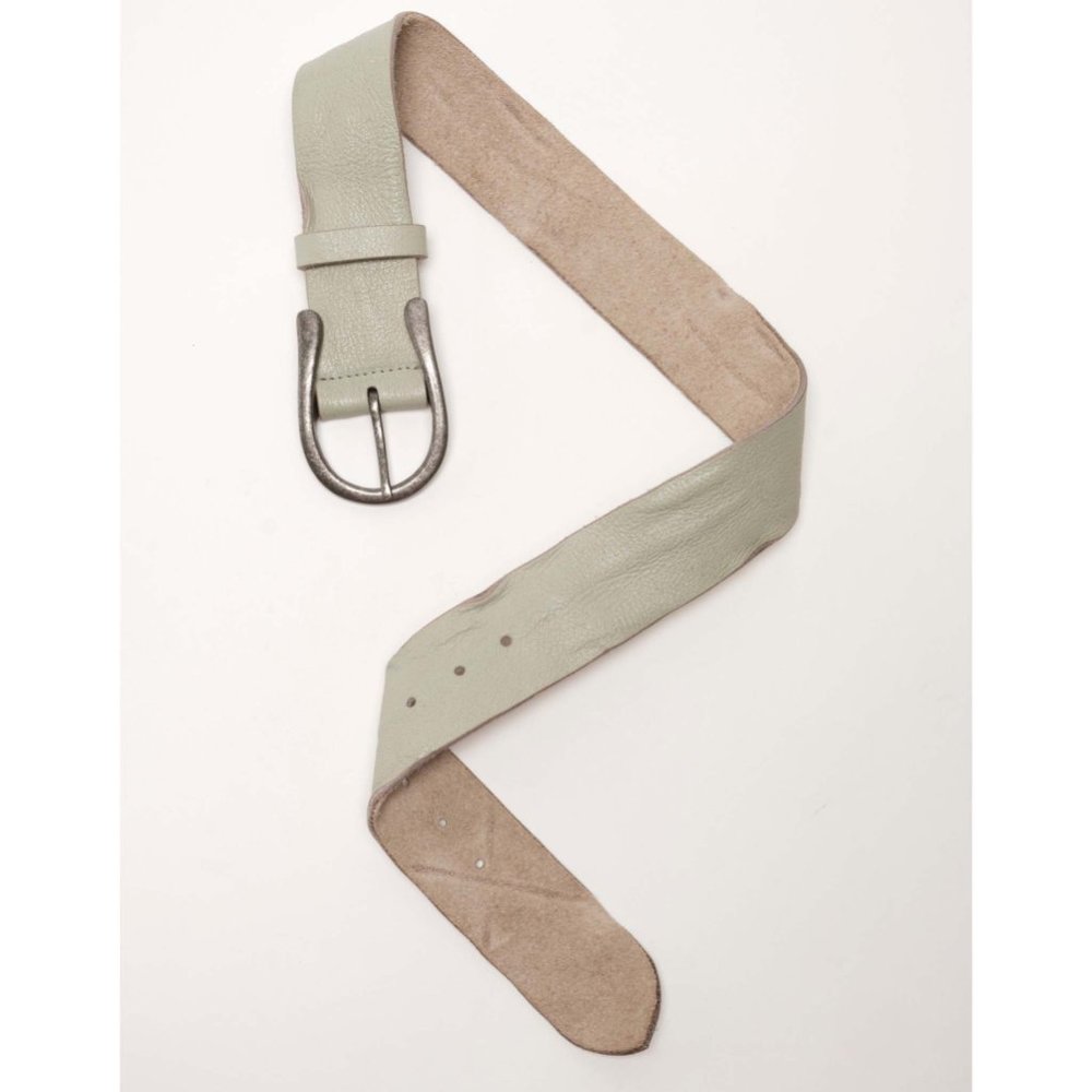 🎉LAST CHANCE🎉 NWT Free People We The Free Rosebery Belt / Sage - Picture 3 of 4